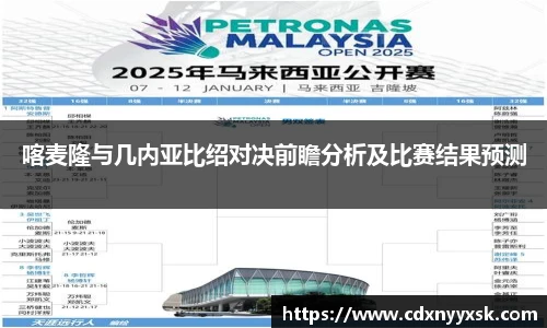 喀麦隆与几内亚比绍对决前瞻分析及比赛结果预测